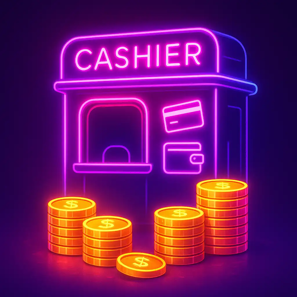 Fund the cashier illustration